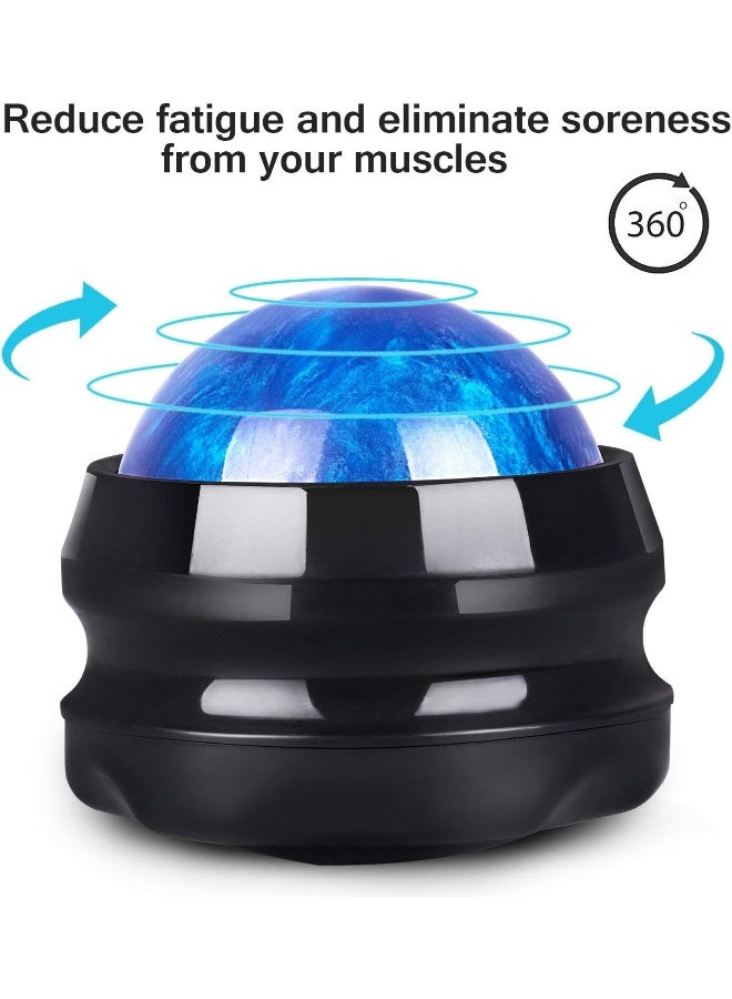Solacium Manual Massage Roller Ball - Massager and Therapy Tool for Sore Muscles, Shoulders, Arms, Neck, Back, Feet, Body, Deep Tissue, Stiffness, Joint Pain, Stress Relief - Image 4